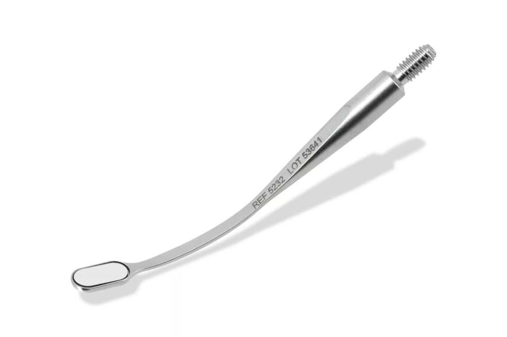 MIROIR MICRO OVALE MEGA RHODIUM