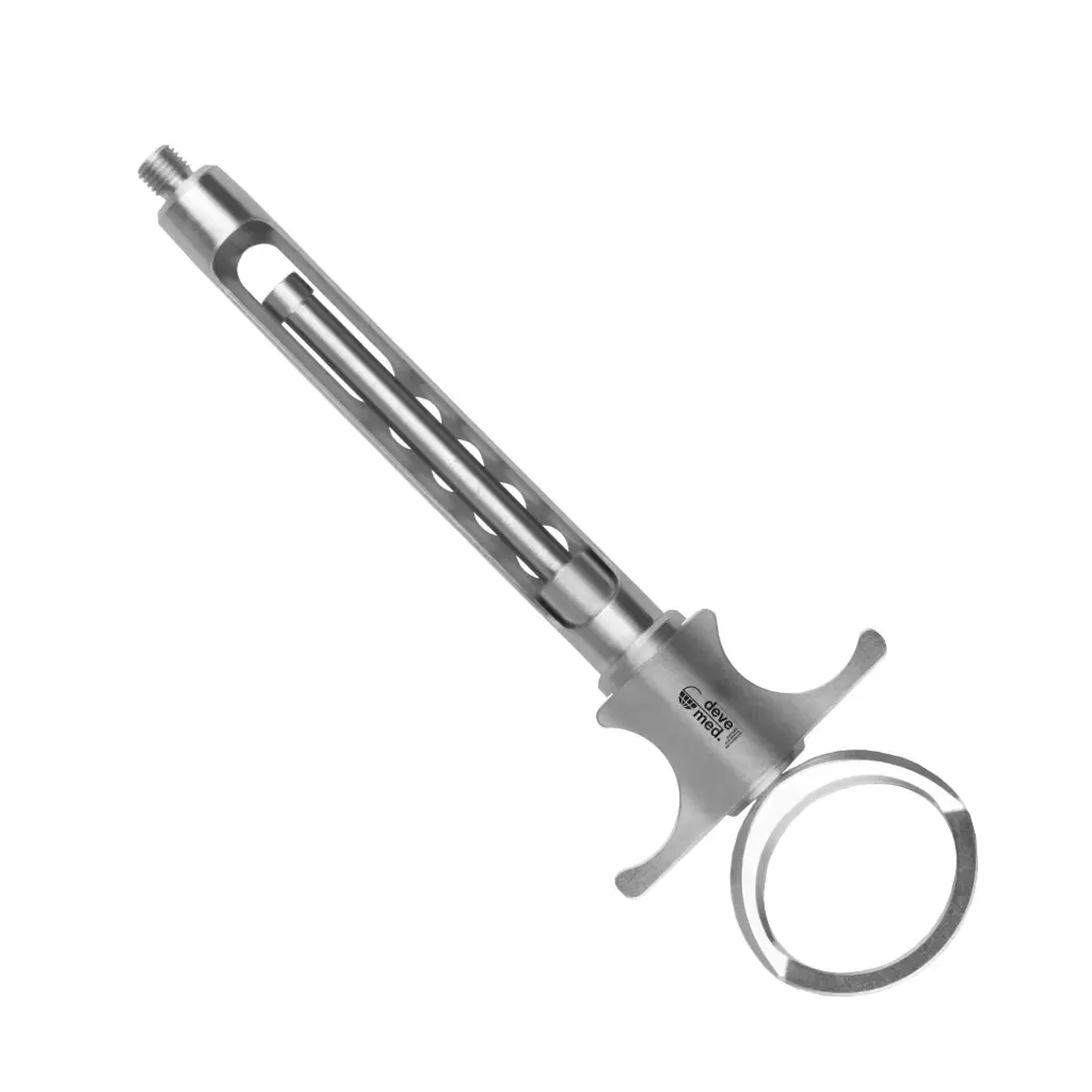 SERINGUE INOX CHARGEMENT LATÉRAL (ANNEAU)