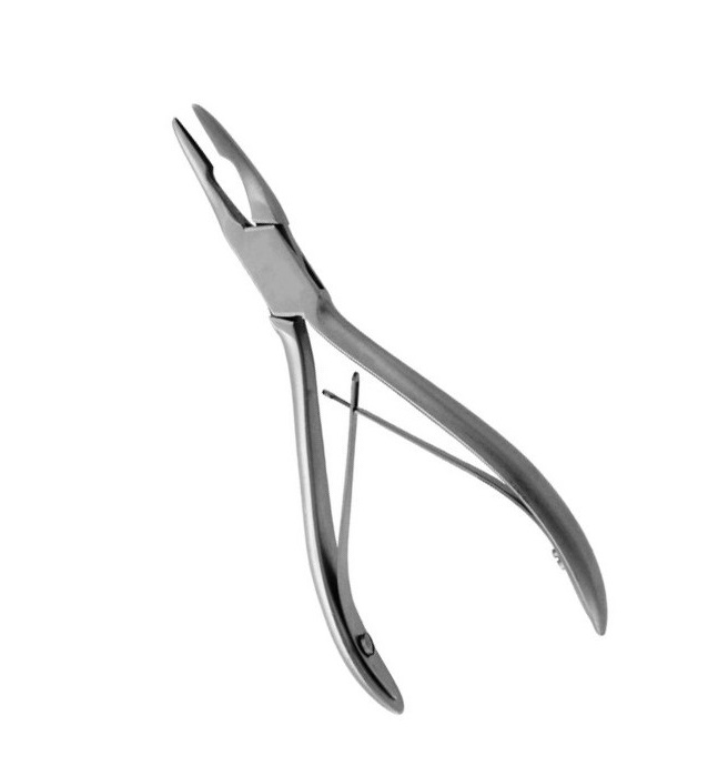 PINCE GOUGE DEVEMED ANGULÉE 30° MORS RONDS - 3 mm