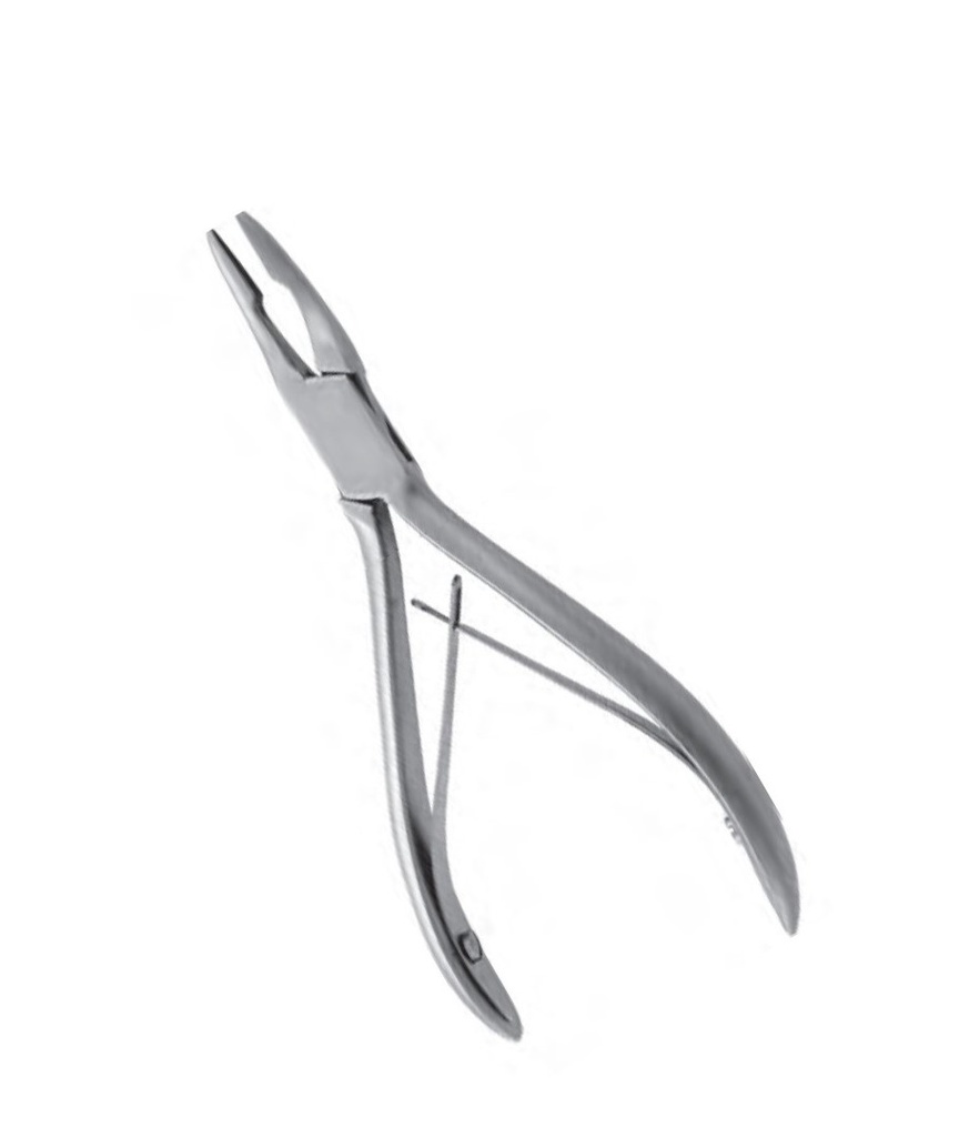 PINCE GOUGE DEVEMED ANGULÉE 30° MORS CARRÉS - 3 mm