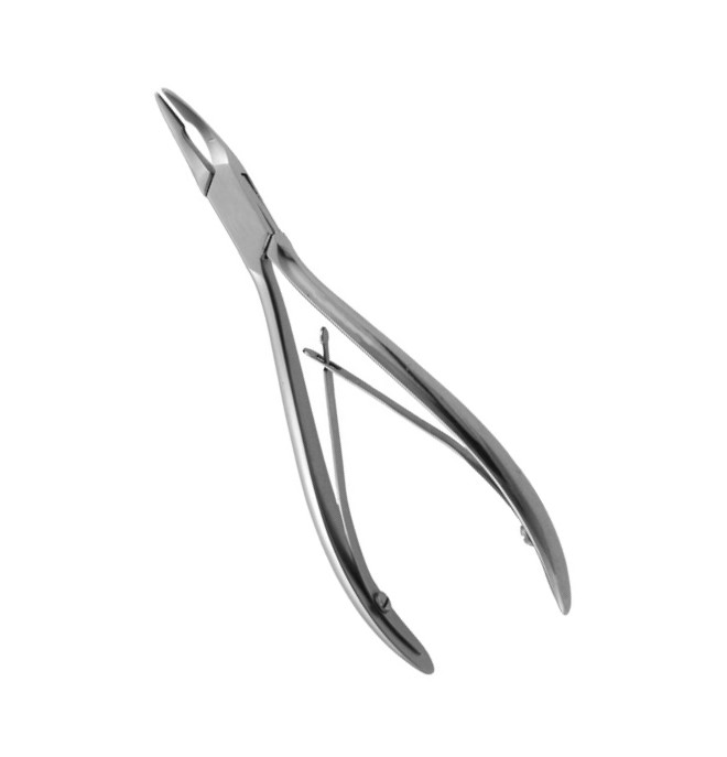 PINCE GOUGE ANGULÉE 30° MORS ROND - 2 mm